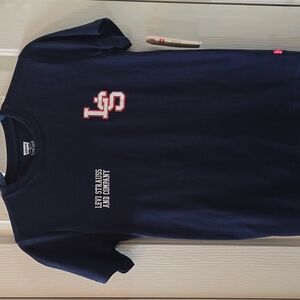 LEVIS BRAND SIGNATURE BOY'S BLUE SHORT SLEEVE T-SHIRT SIZE MEDIUM